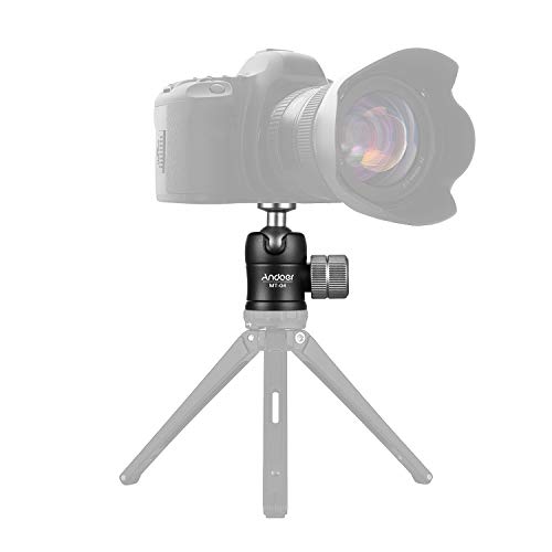 Moniss MT-04 Mini Ball Head 360 Graus Panorâmica com Padrão 1/4 Parafuso para Montagem de Câmeras DS
