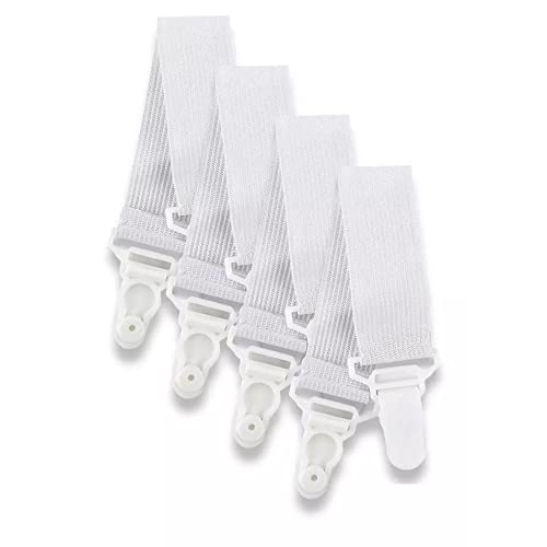 PRENDEDORES ELÁSTICOS DE LENÇOL KIT C/4 Prendedor de lençol com elástico: instalação fácil e segura