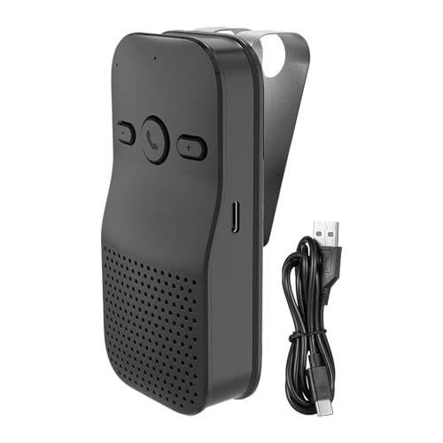 Altavoz inalámbrico de coche – Audio manos libres para coche, altavoz de conducción portátil | Altavoz portátil de coche manos libres manos libres, altavoz de llamadas de audio telefónico