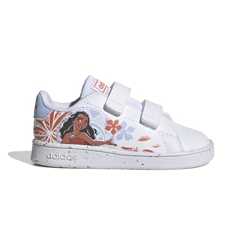 Zapatillas adidas Advantage Moana CF I para niños, calzado de tenis unisex con velcro cómodo