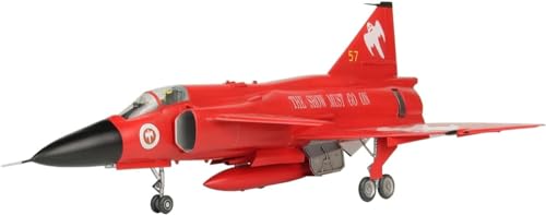 Maquette AJS37 Viggen PLATZ 1/48 avion de chasse suédois TPA-46 Redbigen 10e corps d'aviation
