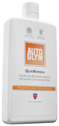 Autoglym QuikRefresh, 500ml - Car Cleaner with Microemulsion Technology Rapidly and Effortlessly Restores That Perfect 'just Washed' Finish, White