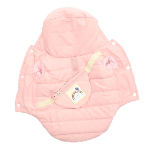 Milisten 暖かいペット服 温かいペットの服 名前 ダックスフンド 足 犬の服 衣服 cutegk 犬用のアウトドア服 耐摩耗性犬服 耐摩耗性子犬の衣装 快適な子犬の衣装 キルティング ピンク