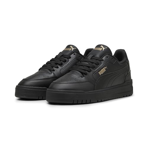 Puma Sneaker Unisex Shuffle Downtown, Puma Nero Puma Nero Puma Oro, 47 EU