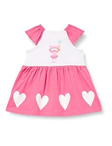 Chicco robe à manches courtes décontractée en coton peigné pour bébé fille