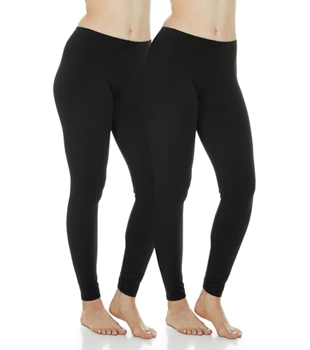 Thermajane Long Johns for Women - Thermal Leggings for Women, Fleece Lined Thermal Underwear Bottoms