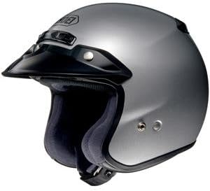 Shoei RJ Platinum R Open-Face Helmet - X-Small/Silver