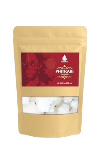 Image of Organic Phitkari Alum Stone for Pooja Purpose 500G | Fitkari Stone for Aura cleansing, Purifying Bath,Vastu, Padikara Kal for Teeth, Fitkiri Alam Patika Fitcury| Premium White Crystals|