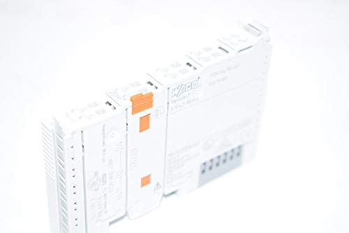 WAGO 750-600 100MM X 12MM X 64MM, -40 to +85 Degrees C, DIN Rail Mount, END Module, IP20, Light Gray