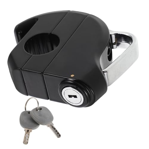 PRETYZOOM 1 Set Theft Aluminum Alloy Lock for Electric Scooter Durable Handlebar Hook Versatile Compatibility with Various Helmet Types Easy Installation for Riders