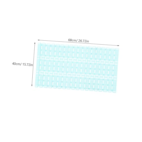 Tapis antidérapant de salle de bain Cabilock découpable à ventouses - 3