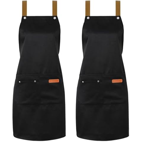 Invalidism Adjustable Kitchen Apron with Pockets Cover