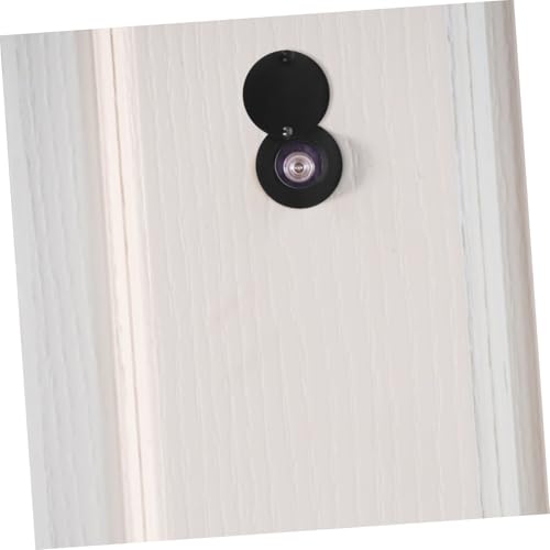 VILLCASE 2pcs Rotating Privacy Cover for Door Viewer Durable Copper Security Peephole Protector Easy Installation Black Finish for Home Protection and Privacy Safeguarding miniatura 5