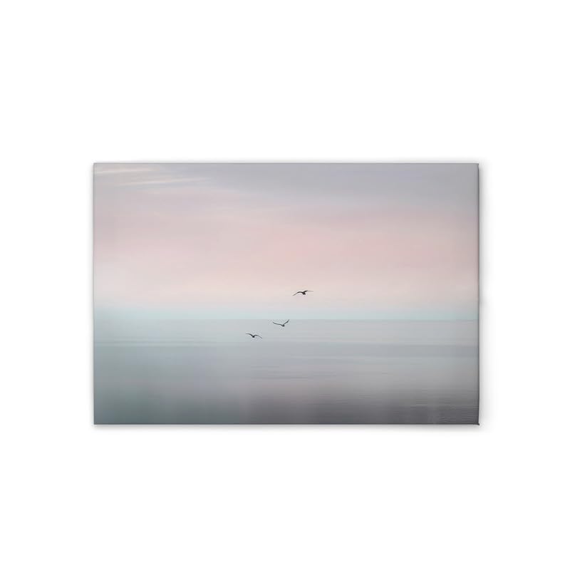Toile murale pastel 90x60 pour une ambiance cocooning dans le salon