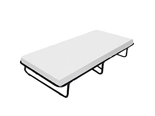 Spinal Solution Fully Assembled Portable Folding Cot Bed With Mattress, Twin, Beige - Thumbnail 7
