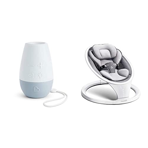 Image of Munchkin Baby Swing with Bluetooth and Shhh… Sleep Soother White Noise Machine - Perfect for New Parents