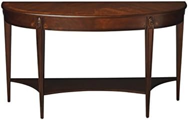 Butler Astor Nutmeg Demilune Console Table