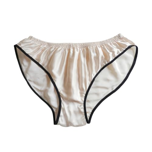 Men Pure Silk Underwear Briefs M L XL 2XL