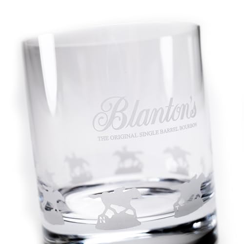 Blanton's Glencairn Etched Gallop Glass