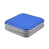 CD Wallet - 40 Disc CD DVD Case Storage Album Bag Wallet - Hand Strap Zip-Lock Disk Storage Holder Protector Travel Case Organizer - CD DVD Disc Storage Boxes for Collection and Travel (Blue) #1