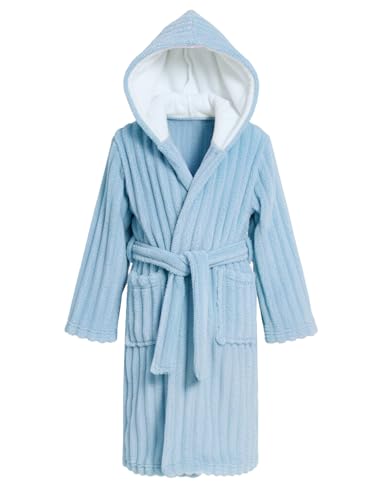 Peignoir à capuche en peluche fille : le confort des matins d'hiver en vêtement de nuit enfant