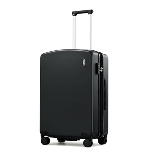 Image of Hanke 24 Inch Expandable Checked Luggage, Hard Shell with Side Hook | PC Hard Shell, Medium Check in Luggage, Separate Wet Pocket, 8 Spinner Wheels, Family Travel, 5-7 Day Trips