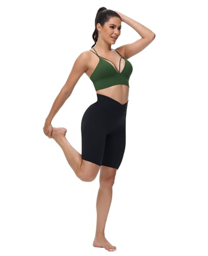 Image of MotoRun Bralettes for Women, Strappy Sports Bra Push up Bralette Sexy Bras Rave Top