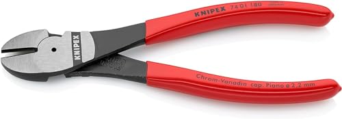 KNIPEX Kraft-Seitenschneider mit Kunststoff überzogen 180 mm, 74 01 180