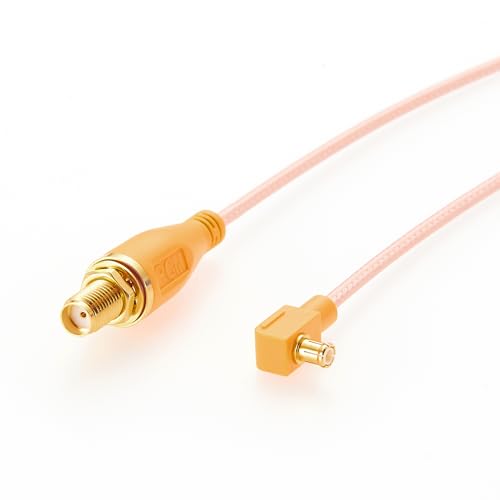 SMA���X �o���N�w�b�h to MCX�I�X ���p �P�[�u�� RG316 �����P�[�u�� 50�� �p�l���}�E���g RF�P�[�u�� �A���e�i GPS IoT �������W���[���Ή� SMA-MCX �ϊ��P�[�u��(25CM)