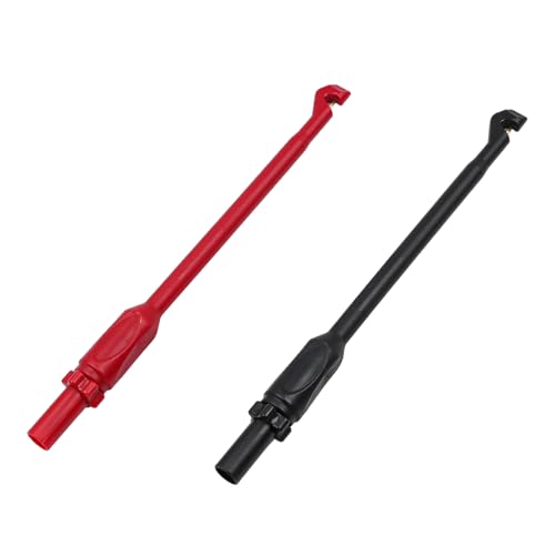 POFET Multimeter Test Leads Kit 4mm Banana Plug to Test Hook Clips Wire Replaceable Precision Sharp Probes Set for Multimeter Electrical Testing - Image 4