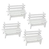 Mini banco: también puede combinar con otros adornos de manualidades, o utilizar como accesorios de fotografía, muebles en miniatura