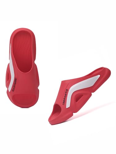 Image of Impakto Men EVA Flip Flops | Lightweight, Soft & Comfortable Slippers | Wide Toe Box, Airflow Ventilated Design, Anti-Skid & Water-Resistant, Indoor & Outdoor Chappal | Everyday Essentials
