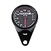 Keenso 12V Jauge de Vitesse Compteur de Vitesse d'Odomètre Kilométrique de Moto LED Indicateur de Vitesse 0-160km / h Indicateur Simple Universel (Black)