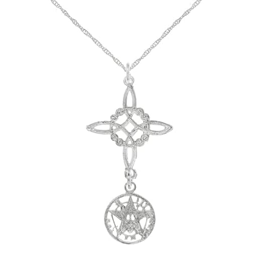 Colgante amuleto Nudo de Bruja & Tetragrámaton de Plata de Ley 925 - Amuleto doble protección de Plata de Ley con cadena incluida | Ya disponible en tu tienda friki favorita! En mundofriki.es! Colgante amuleto Nudo de Bruja & Tetragrámaton de Plata de Ley 925 - Amuleto doble protección de Plata de Ley con cadena incluida | Ya disponible en tu tienda friki favorita! En mundofriki.es!