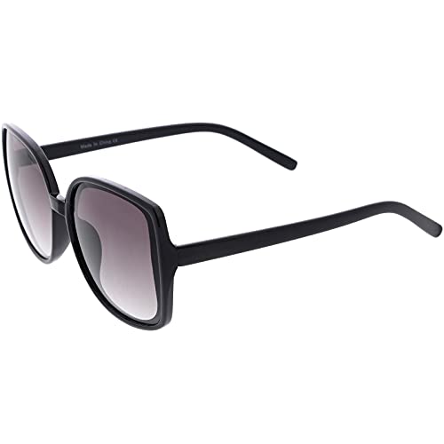 Image of zeroUV - Classy Oversized Neutral Colored Square Sunglasses D259