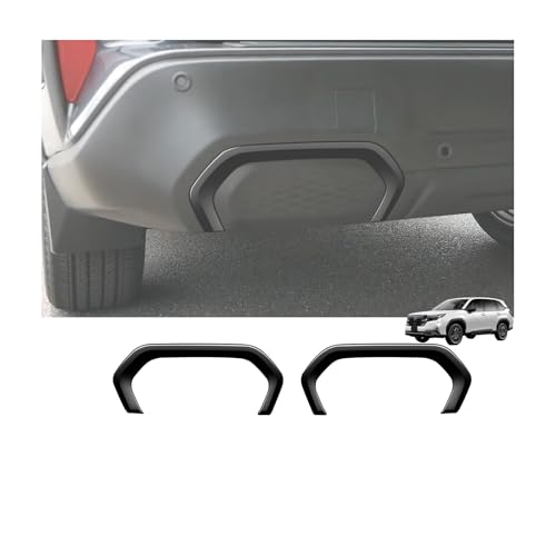 【GIKAKU】新型  フォレスター SL系(2025年4月~) アクセサリー 外装パーツ リアフォグランプガーニッシュ フォグランプカバー 保護パーツ アクセサリー 取付け簡単 (ピアノブラック)