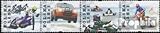 2004 Motorsport. Prophila Collection Pologne 4150-4153 4 bandes (sortie complète) estampillées 2004 Motorsport (timbres pour collectionneurs) Voiture/circulation routière