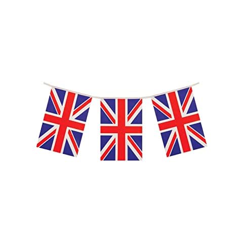 Henbrandt 10m Union Jack Party Bunting Cover