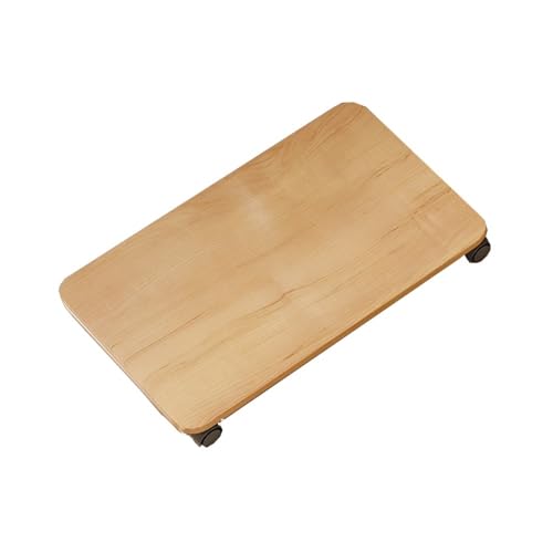 Soporte para CPU soporte móvil para torre PC con 4 ruedas giratorias para escritorio de juegos CPU Stand Natural miniatura 1