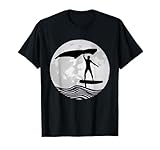 Mond T-Shirt der Wing Surf Wingsurfer