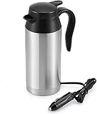 Qualitätssicherung 3 Jahre Gebrauch: Kaffeetassen-Wärmer-Topfkörper mit einem neuen, verbesserten einteiligen Metallformteil, verschleißfest und sturzfest, altert nicht, tragbarer Warmwasserbereiter verfügt über eine Kontrollleuchte, die den Kochvorgang rot anzeigt Licht bis grünes Licht (LED-Licht)