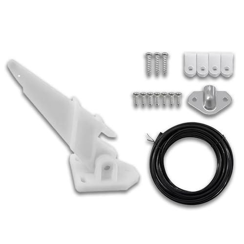 LEVANLIGHT Marine Boat Speedometer Pitot Kit, Automatic Kick-up Tube Assembly Up to 80 MPH