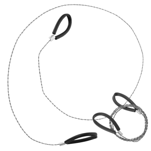 KICHOUSE Handy Wire Chainsaw for Camping Emergency Survival Saw No Maintenance 2 Pack