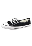Obermaterial: Canvas Converse Chucks 566775C Schwarz Chuck Taylor All Star Ballet Lace Slip - Black White, Groesse:41 EU