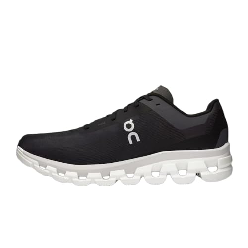 ON Herren Cloudflow 4 Sneaker, Black White, 43 EU