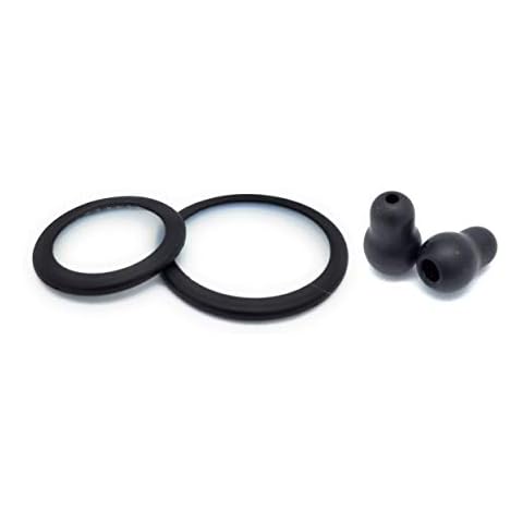 Adult + Pediatric Diaphragm Replacement - Fits Classic III (3) and Cardiology IV Stethoscopes + 2 Extra Ear Pieces, Compatible with Littmann and Other Stethoscopes Cover