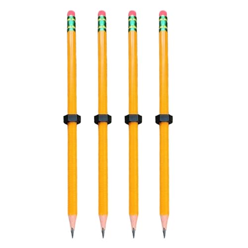 Xujemolp Lápiz Sensorial | 4 Piezas Gadget Relajante - Sensorial Fidget con Forma de Lápiz | para Adolescentes Adultos Hombres Estudiantes Escuela Viajes Trayectos Biblioteca Aula