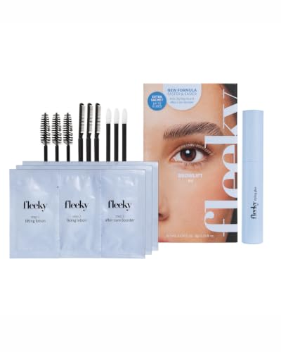 Fleeky Augenbrauen Lifting Set mit Styling Glue und Keratin Pflege - DIY Brow Lift Kit - Voluminöse & Definierte Augenbrauen - Schonend &… – Ansicht 1