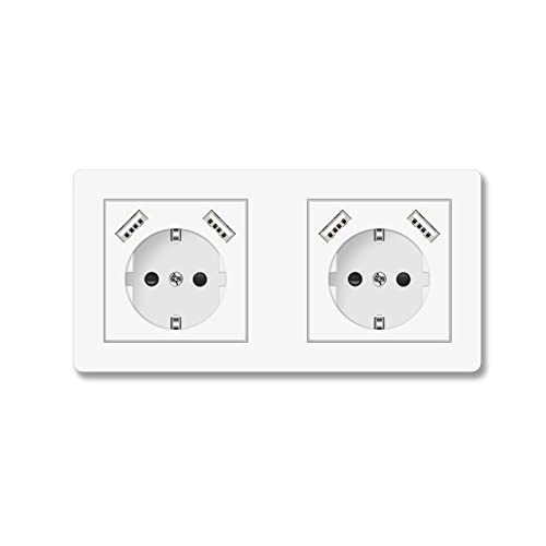 Presa USB, doppia presa con USB (max 3,4 A), presa...