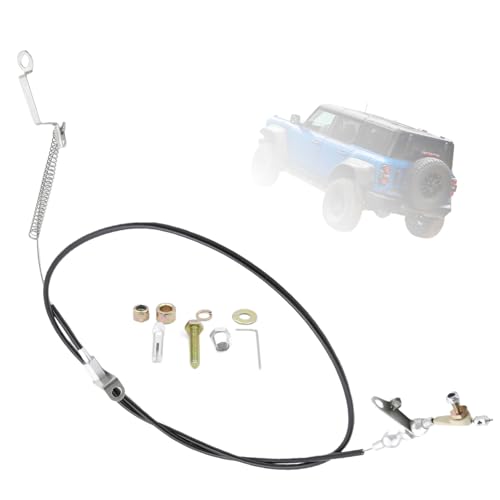 ASTROSYNC Black Kickdown Cable Kit Fit for Ford AOD Bronco E-150 Econoline E-250 Econoline F-150 F-250 1981-1993 Replace KD-2AODU